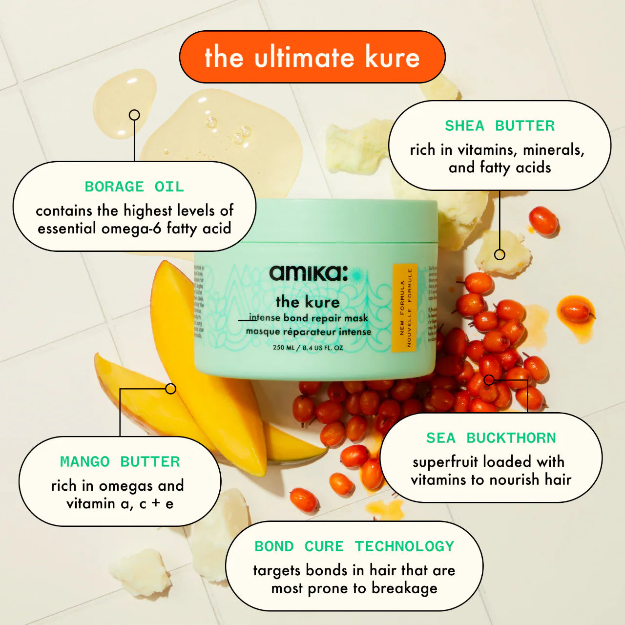 The Kure Intense Bond Repair Hair Mask *PRE-ORDER*