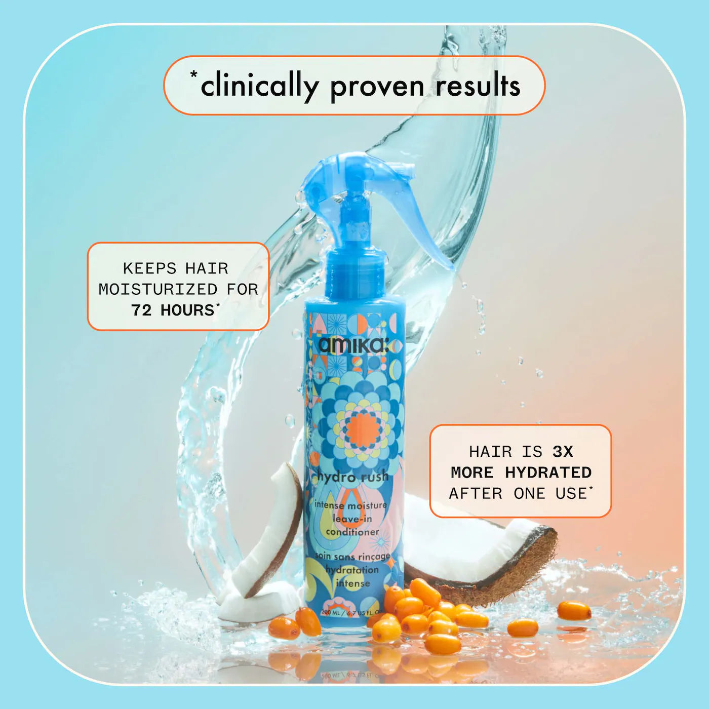 Hydro Rush Intense Moisture Leave-In Conditioner with Hyaluronic Acid *PRE-ORDER*