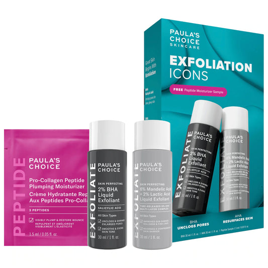 Exfoliation Icons Kit for clear, brighter looking skin *PRE-ORDER*