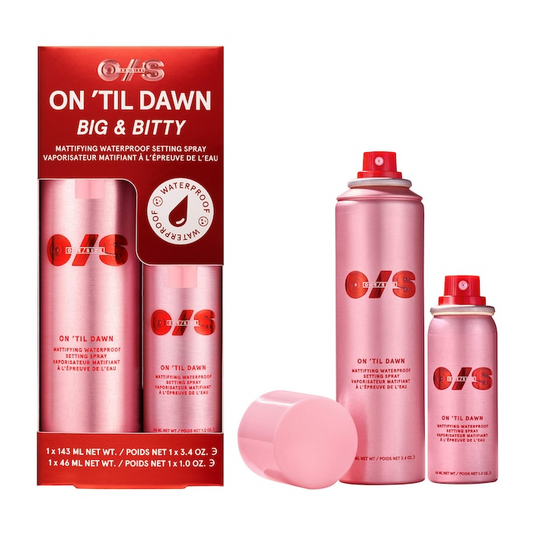 On 'Til Dawn Mattifying Waterproof Setting Spray Big & Bitty Duo *PRE-ORDER*