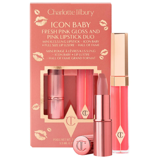 K.I.S.S.I.N.G Lipstick and Lip Gloss Duos - Icon Baby *PRE-ORDER*