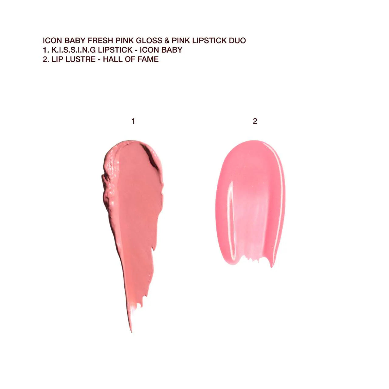 K.I.S.S.I.N.G Lipstick and Lip Gloss Duos - Icon Baby *PRE-ORDER*