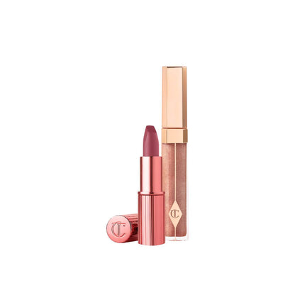 K.I.S.S.I.N.G Lipstick and Lip Gloss Duos - 90's Pink *PRE-ORDER*
