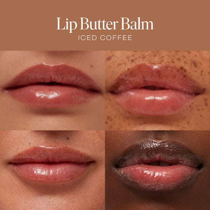 Lip Butter Balm for Hydration & Shine - Iced Coffee