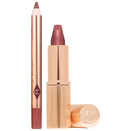 Mini Pillow Talk Lipstick & Liner Set - Pillow Talk Medium *PRE-ORDER*