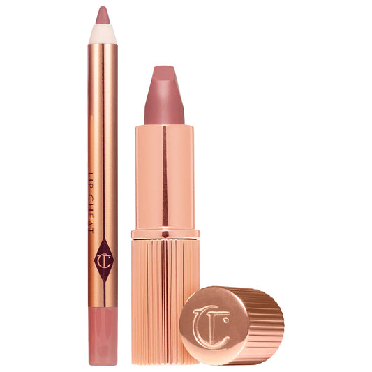 Mini Pillow Talk Lipstick & Liner Set - Pillow Talk *PRE-ORDER*