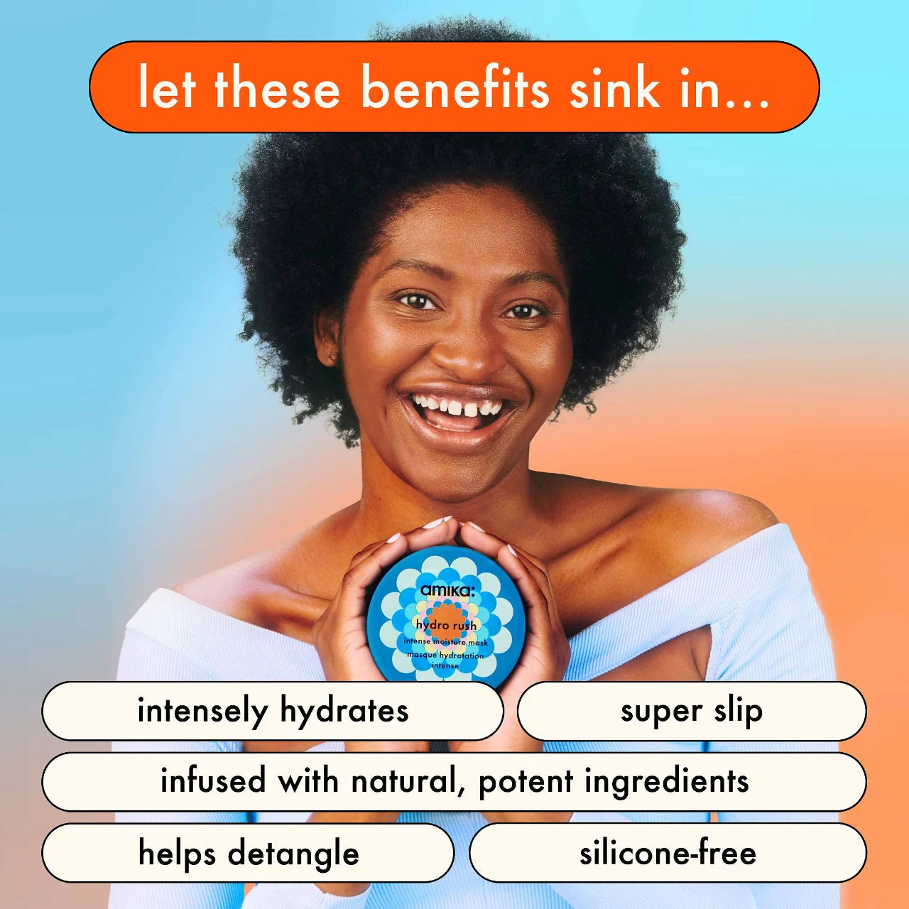 Hydro Rush Intense Moisture Hair Mask with Hyaluronic Acid *PRE-ORDER*