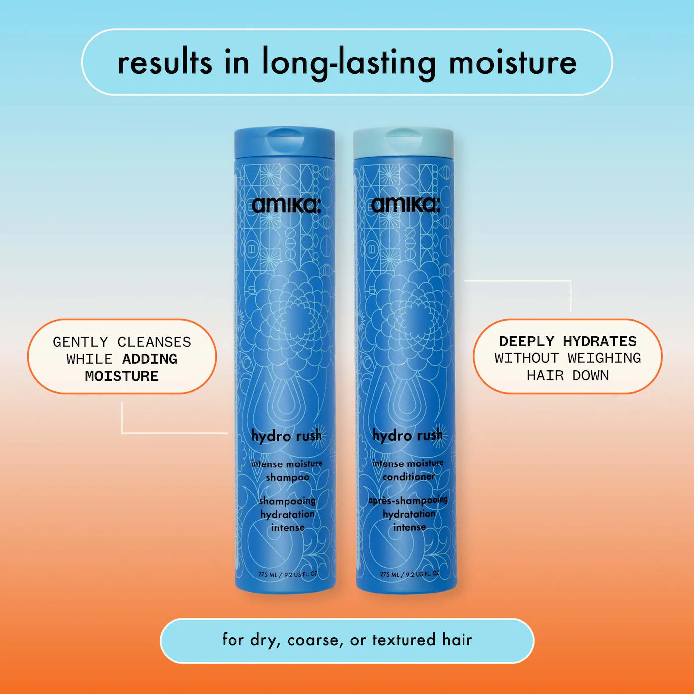 Hydro Rush Intense Moisture Shampoo with Hyaluronic Acid *PRE-ORDER*