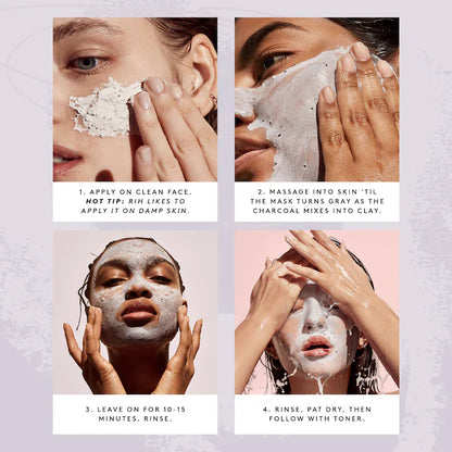 Cookies N Clean Whipped Clay Pore Detox Face Mask with Salicylic Acid + Charcoal *PRE-ORDER*