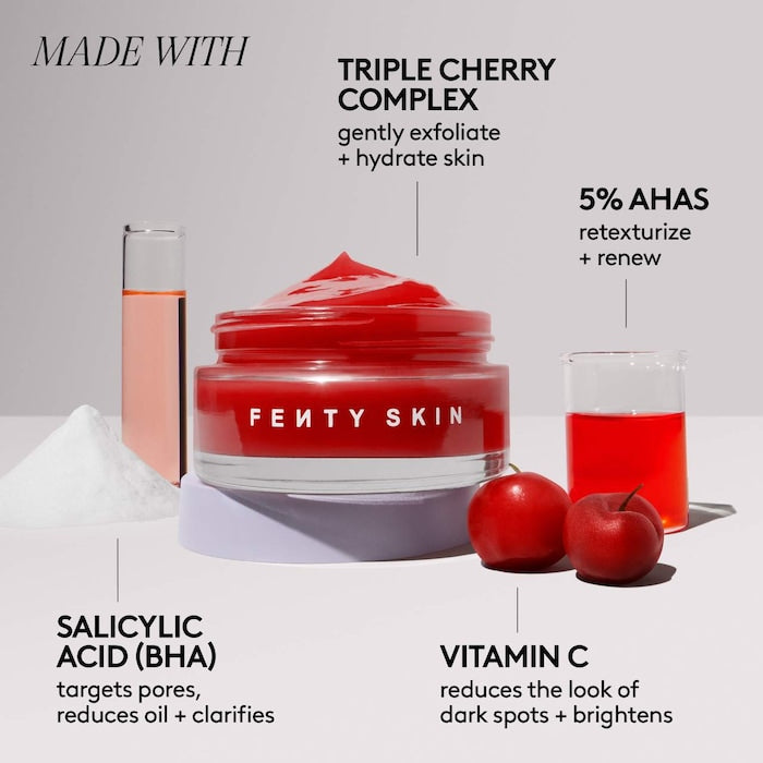 Cherry Dub Blah to Bright 5% AHA Face Mask with Salicylic Acid + Vitamin C	*PRE-ORDER*