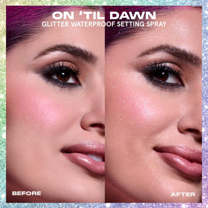 On 'Til Dawn Glitter Waterproof Setting Spray *PRE-ORDER*