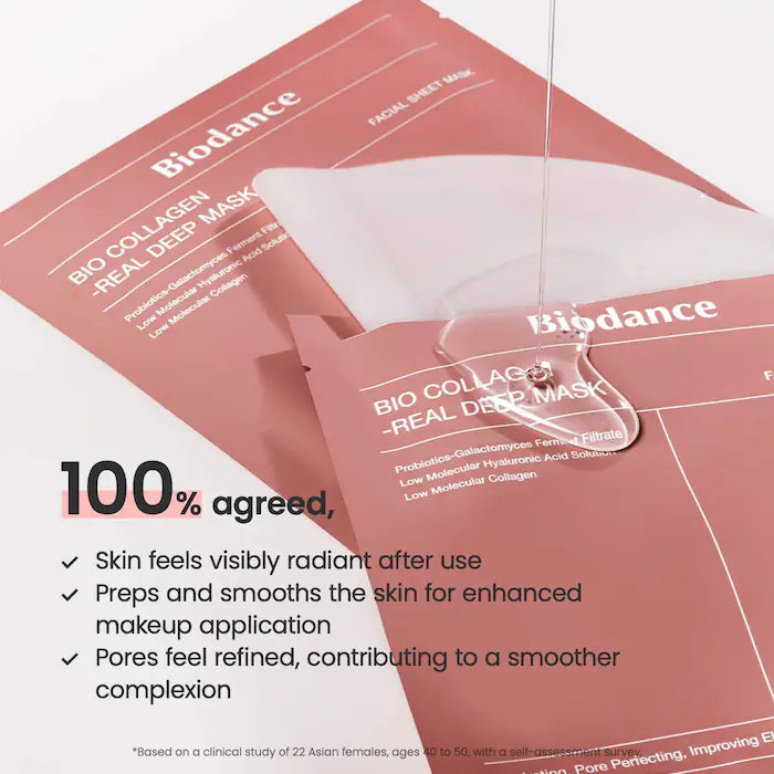 Bio Collagen Real Deep Mask for Pore Minimizing & Firming Care *PRE-ORDER*