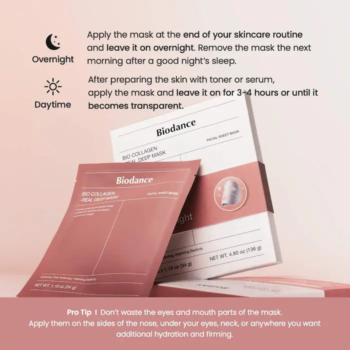 Bio Collagen Real Deep Mask for Pore Minimizing & Firming Care *PRE-ORDER*