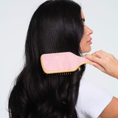 Bamboo Paddle Hair Brush in Pink Sugar *PRE-ORDER*