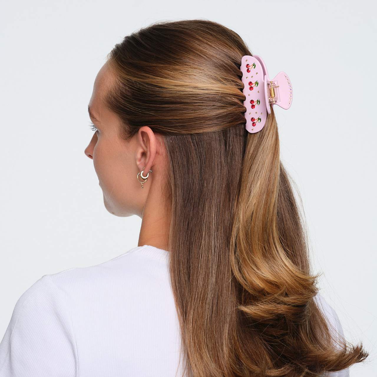 Sweetheart Hair Claw Clip in Pink Cherry Pie *PRE-ORDER*