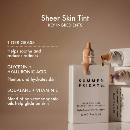 Sheer Skin Tint with Hyaluronic Acid + Squalane * PRE-ORDER*