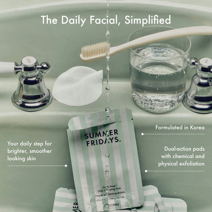 Gentle Reset Daily Exfoliating Pads to Smooth + Minimize Pores with AHAs *PRE-ORDER*