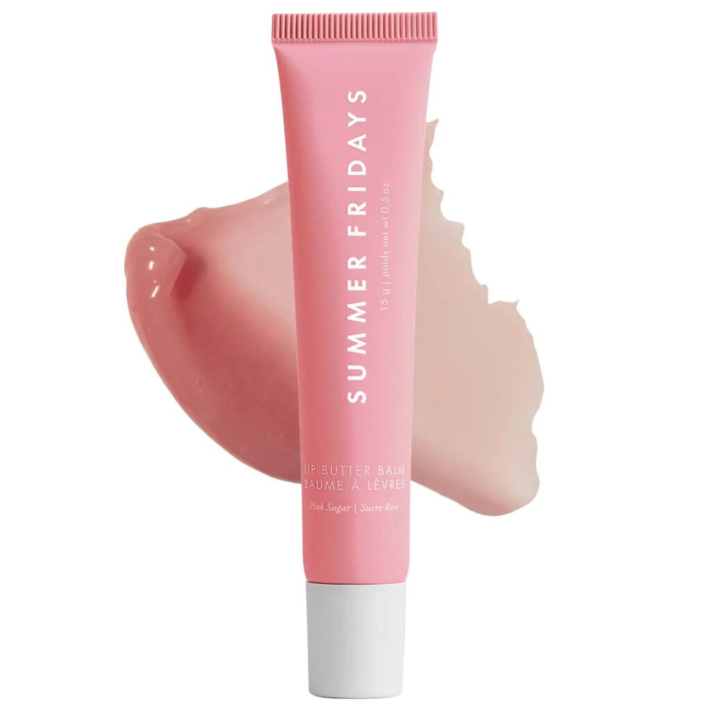 Lip Butter Balm for Hydration & Shine - Pink Sugar