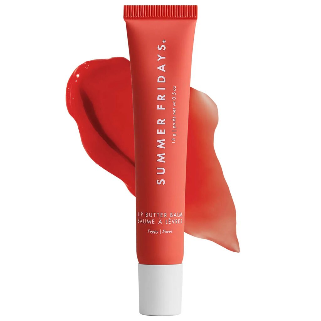 Lip Butter Balm for Hydration & Shine - Poppy