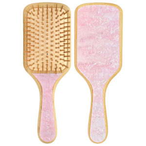 Bamboo Paddle Hair Brush in Pink Sugar *PRE-ORDER*