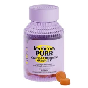 Lemme Purr Vaginal Probiotic Gummies 60ct *PRE-ORDER*