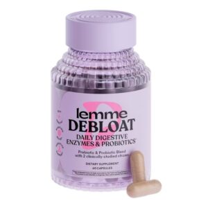 Lemme Debloat Probiotic & Enzyme Capsules 60ct *PRE-ORDER*