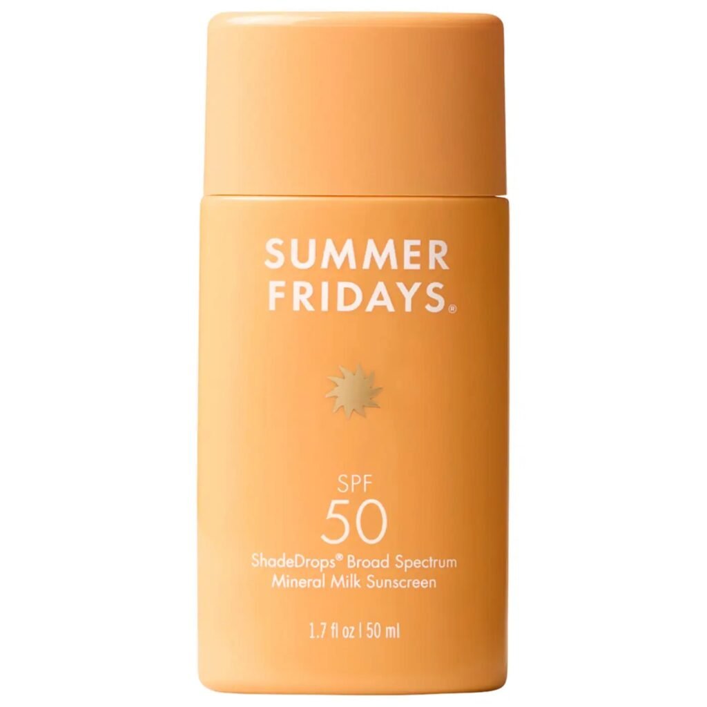 ShadeDrops Broad Spectrum SPF 50 Daily Mineral Milk Sunscreen